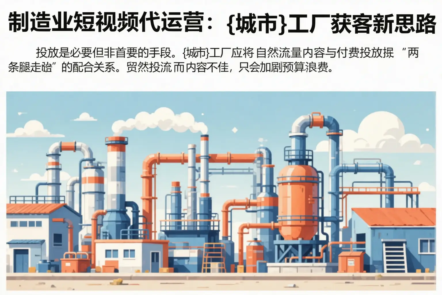 制造业短视频代运营：德钦工厂获客新思路